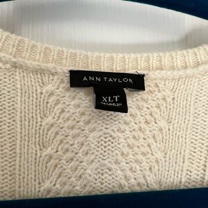 Ann Taylor Cable Sweater Dress. Knee length. New without tags. Size XL-Tall.
